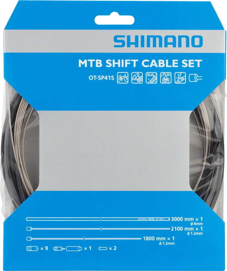 MTB Stainless Derailleur Cable and Housing Set