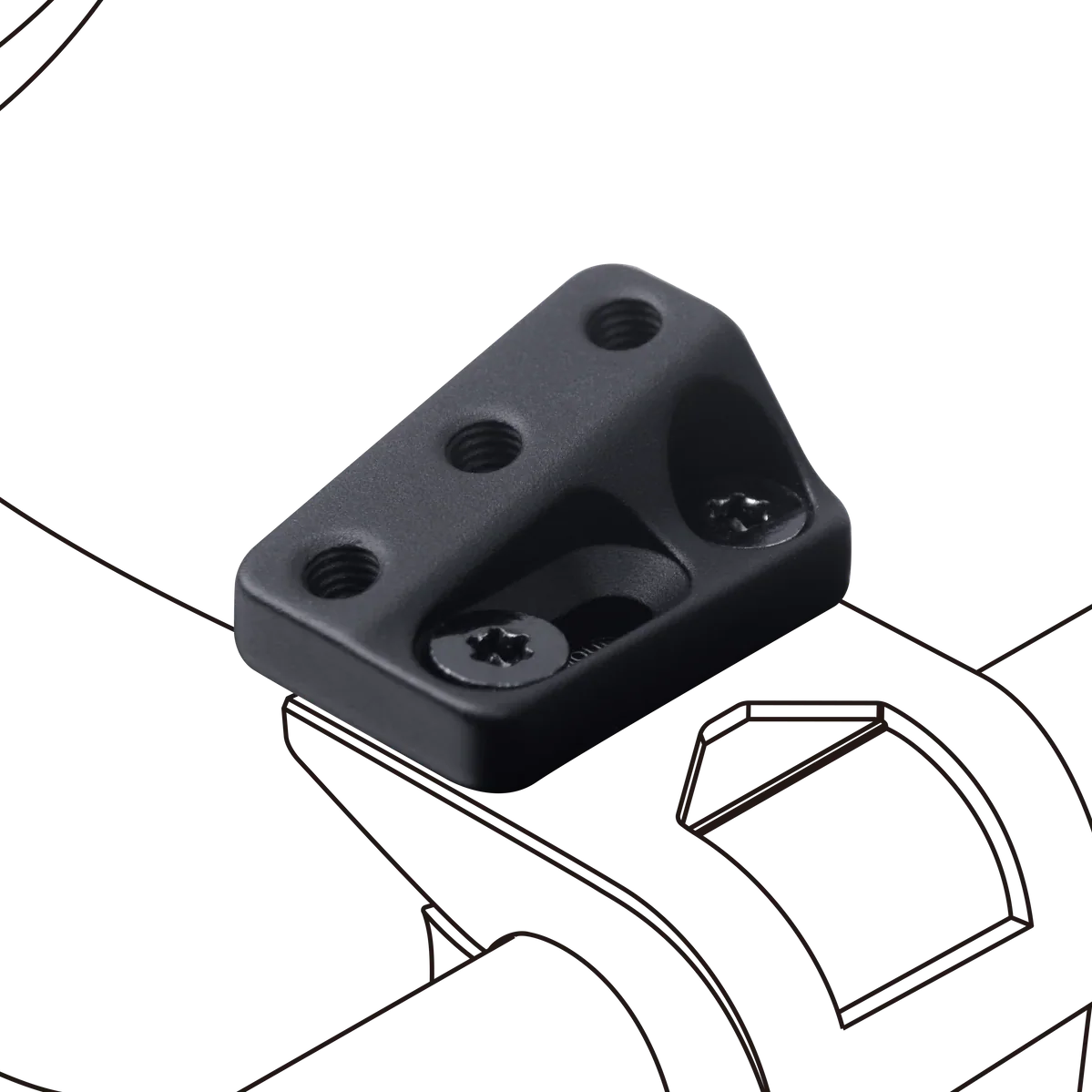 Aerobar Armrest Pad Wedge Kit (10º) - Image 2